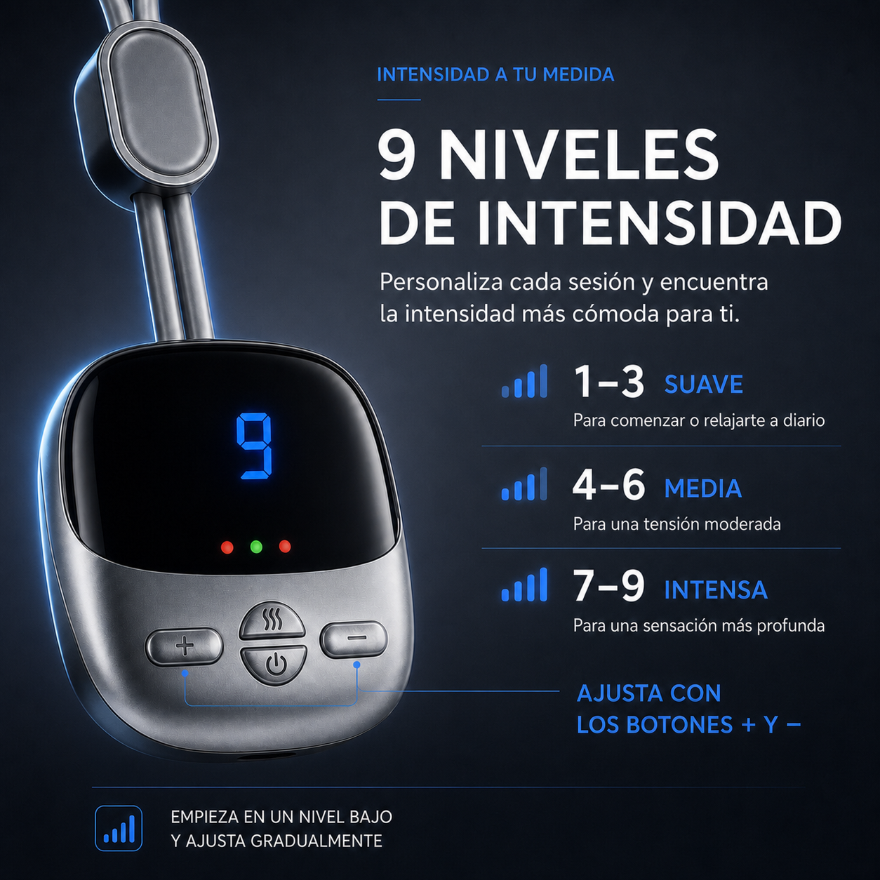 Masajeador Cervical EMS con Calor Sowik™