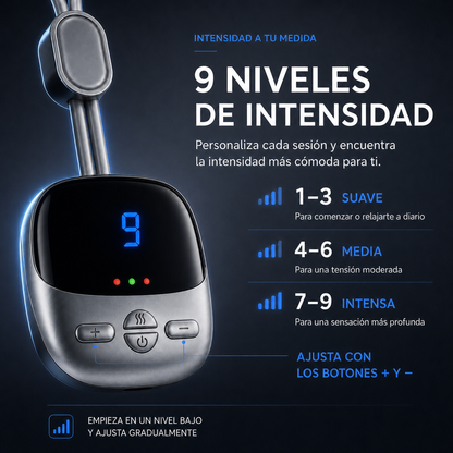 Masajeador Cervical EMS con Calor Sowik™